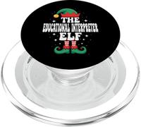 The Educational Interpreter Elf Funny Christmas Matching PopSockets PopGrip for MagSafe