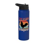 The Egg-Clusive Chicken Whisperer Chicken Lover in Agriculture Stainless Steel Insulated Water Bottle