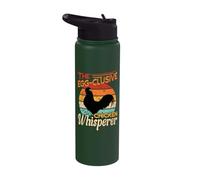 The Egg-Clusive Chicken Whisperer Chicken Lover in Stainless Steel Insulated Water Bottle