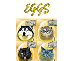 The Eggs Journal: For Notes, Ideas, and Getting It Right • 6x9 Quad Ruled Graph Paper