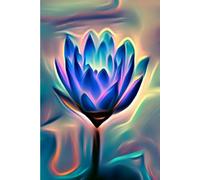 The Egyptian Blue Lotus ,Cycle of life , Inspirational Journal: Nymphaea Caerulea Note book serves as Diary Gratitude Travel Meditation Celebration Keepsake Gift Blank Lined Pages