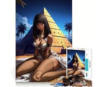 The Egyptian Queen 1000 Piece Jigsaw Puzzle for Teenagers Smart Game Relaxed Mind Pattern Assembly Santa Wish List (50x75cm)