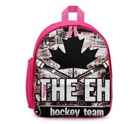 The Eh Team Canadian Hockey Cute Backpack Small Daily Daypack Travel Shoulder Bag with Adjustable Strap Funny Graphic