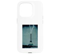 The Eiffel Tower as a colossal lightning conductor Case for iPhone 15 Pro