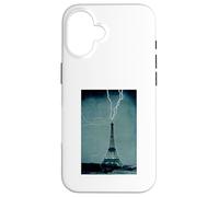 The Eiffel Tower as a colossal lightning conductor Case for iPhone 16