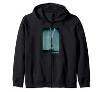 The Eiffel Tower as a colossal lightning conductor Zip Hoodie