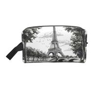 The Eiffel Tower in Paris Print Toiletry Bag for Men Travel Toiletry Bag, Spacious Capacity Cosmetic Bag for Women