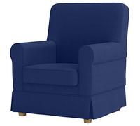 The Ektorp Jennylund Cover Replacement is Custom Made for Ikea Jennylund Chair. an Ikea Armchair Sofa Slipcover Replacement (Blue)