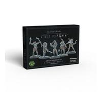 Modiphius: The Elder Scrolls: Call to Arms: Draugr Scourges - 5 Figure Resin Expansion, Chapter 4, Unpainted, 32mm Miniatures with Scenic Bases, RPG