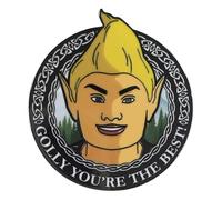 The Elder Scrolls IV: Oblivion Adoring Fan NPC Pin Badge - Limited Edition Collectible - Officially Licensed - Individually Numbered - 45 x 40.7mm