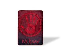The Elder Scrolls Skyrim Dark Brotherhood Fleece Throw Blanket | 60 x 45 Inches