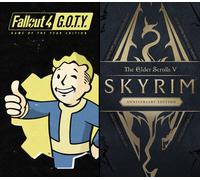 The Elder Scrolls V: Skyrim Anniversary Edition + Fallout 4 G.O.T.Y. PC Steam CD Key