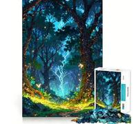 The Electric Forest 1000 Teenager Pieces Jigsaw Puzzle Mind Exercise Toy Bonding Time Precision Cut Art Collection Piece (50x75cm)