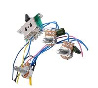 The Electric Guitar HSS Pickup Includes A Wiring Harness Potentiometer And Complete Electronic Components Professional musical instrument wiring harness(White)