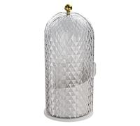 The elegant desktop holder with 360 degree rotation and space-saving design will keep your bathroom storage tidy and organized