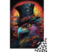 The Elegant Eagle Jigsaw 1000 Pieces for Adults, Bird of Prey Themed Animal Puzzle, Gift for Puzzle Collectors, 52x38cm/1000pcs