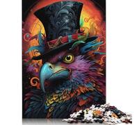 The Elegant Eagle Jigsaw Puzzles Puzzle for Adults Kids. 1000 Piece Impossible Challenge Toy Educational Games Home Decoration for Educational Games Gifts 1000pcs (75x50cm)