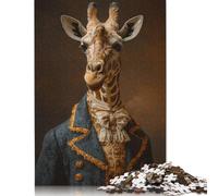 The Elegant Giraffe Puzzle 500 Piece Adult Jigsaw Puzzle Puzzles for Adults & Teenager for Adults Puzzles 500pcs (52x38cm)
