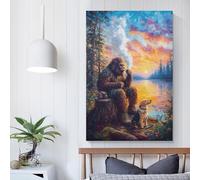 The Elegant Giraffe Puzzle Friendly Materials 100% Recycled Cardboard Jigsaw Puzzle for Women Men Unique Gift 1000pcs (26x38cm)