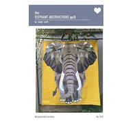 The Elephant Abstractions Quilt Pattern a Foundation Paper Piecing Project by Violet Craft 54" x 60" - No. 010