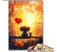 The Elephant And The Mouse Jigsaw Puzzles for Teenagers 1000 Piece Puzzle, Challenging Game And Family Play Parent-child Interaction (26x38cm)