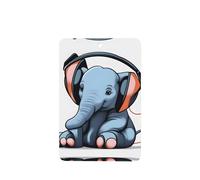 The Elephant In The Room Pattern Car Air Fresheners 4 Pcs Rectangle Hanging Aromatherapy Tablets Scented Fresheners For Bedroom Bathroom