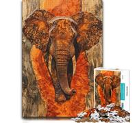 The Elephant's Grace Wooden Jigsaw Puzzle, Adults, 300 Pieces | For adults: Adult Puzzle: visual matching for a more organised build in spare time.