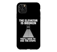 The Elevator Is Broken -Fun Sobriety Anniversary AA NA Sober Case for iPhone 11 Pro Max