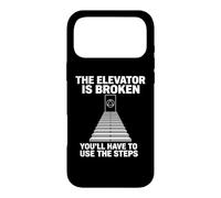 The Elevator Is Broken -Fun Sobriety Anniversary AA NA Sober Case for iPhone 17 Pro Max