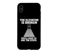 The Elevator Is Broken -Fun Sobriety Anniversary AA NA Sober Case for iPhone XS Max