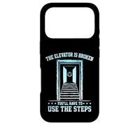 The Elevator Is Broken Sobriety anniversary AA NA Recovery Case for iPhone 17 Pro