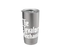 The Elevator Mechanic Technician Apparel Stainless Steel Insulated Tumbler