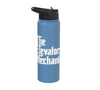 The Elevator Mechanic Technician Apparel Stainless Steel Insulated Water Bottle