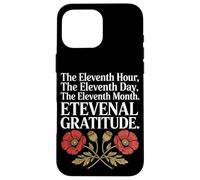 The Eleventh Hour The Eleventh Day Veterans Day Case for iPhone 16 Pro Max