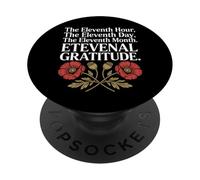 The Eleventh Hour The Eleventh Day Veterans Day PopSockets Adhesive PopGrip