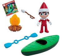 The Elf on the Shelf Action Figures - Camping Edition Articulated Elf Character with Canoe, Campfire & Marshmallow Stick Elf on the Shelf Accessories for Imaginative Play