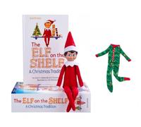 The Elf on the Shelf Blue Eyed Boy Scout Elf with Claus Couture Good Night, Sleep Tight