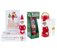 The Elf on the Shelf Christmas Tradition Box Set with Elf (Blue Eyed Boy), Story Book and Scout Carrier (Multi-Item Bundle)