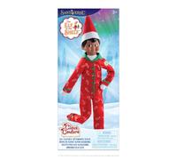 The Elf on the Shelf Claus Couture Satin 2-Piece Button-Down Pyjamas | Official Scout Elf Clothes | Christmas Elf Outfit