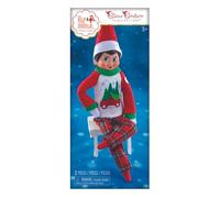 The Elf on the Shelf Claus Couture Tree Farm PJ's Clothes Set for your Scout Elf - Accessories include Tree Farm Graphic PJ Top and Patterned Bottoms