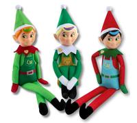 The Elf on the Shelf Elf Mates Bundle - Cuddly, Cute and Adorable Deluxe Characters with Added Value Scarf and Ear Muffs | make your Christmas truly magical with these Toy Elves
