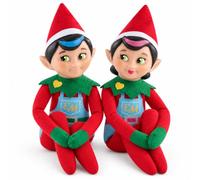 The Elf on the Shelf Elf Mates Chef Boy & Girl 2 Pack | Soft Christmas Dolls, Kindness & Imaginative Play for Children