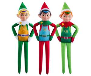 The Elf on the Shelf - Elf Mates Triple Pack, Includes 3 Plush Elves | Kindness, Cheer, and Love, Official The Elf on the Shelf Companions, Holiday Fun, Elf Mates 3 Pack