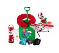 The Elf on the Shelf - Elf on The Go Kit Including Scout Elf Carrier, Peppermint Plane, & Polar Props Travel Set for Adventures, Cute Elf on The Shelf Accessories for Boys & Girls