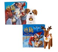 The Elf on the Shelf Elf Pets 2 Pack: St. Bernard Tradition and Reindeer Tradition with Joy Travel Bag