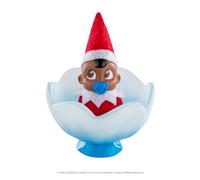 The Elf on the Shelf Frost Pips Mini Blooms | Baby Elf in Magical Frost Flower | Baby Elf on the Shelf | Baby Elves | Elf Babies (Boy with Brown Eyes)