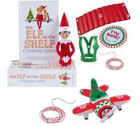 The Elf on the Shelf Kit - Boy Scout Elf with Blue Eyes, Peppermint Plane Ride and Glide and Go - Christmas Elf Adventure Kit