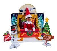 The Elf on the Shelf Polar Props Insta Moment Pop-Ups Limited 20th Anniversary Celebration Series - 3-in-1 Elf Scenes Backdrop Set - Scout Elf Not Included