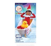 The Elf on the Shelf Polar Props™ - S’elf Care Spa Set - Elf-Size Bathtub, Tiny Bath Towel, Cucumber Mask, Rubber Ducky- Scout Elf Not Included