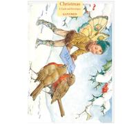 The Elfin Friend, Margaret Tarrant Christmas Cards, A6 Size, Pack of 5, White Envelopes, 149mm x 105mm, Traditional Greeting